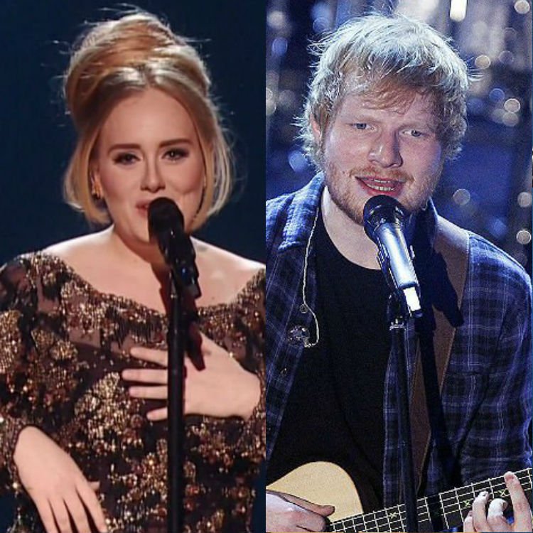 Ed Sheeran offends Adele over flip phone in Hello video