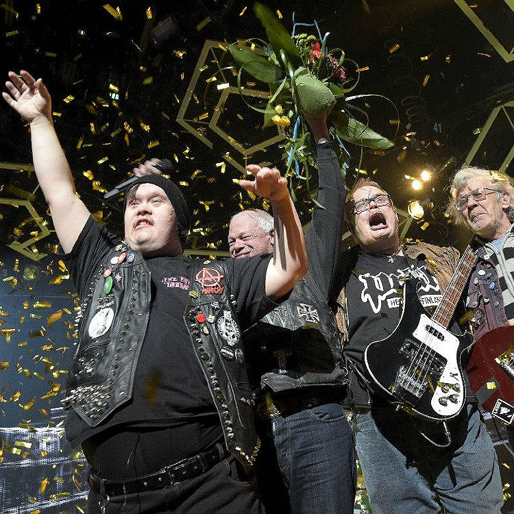 Finnish punk band with learning disabilities selected for Eurovision