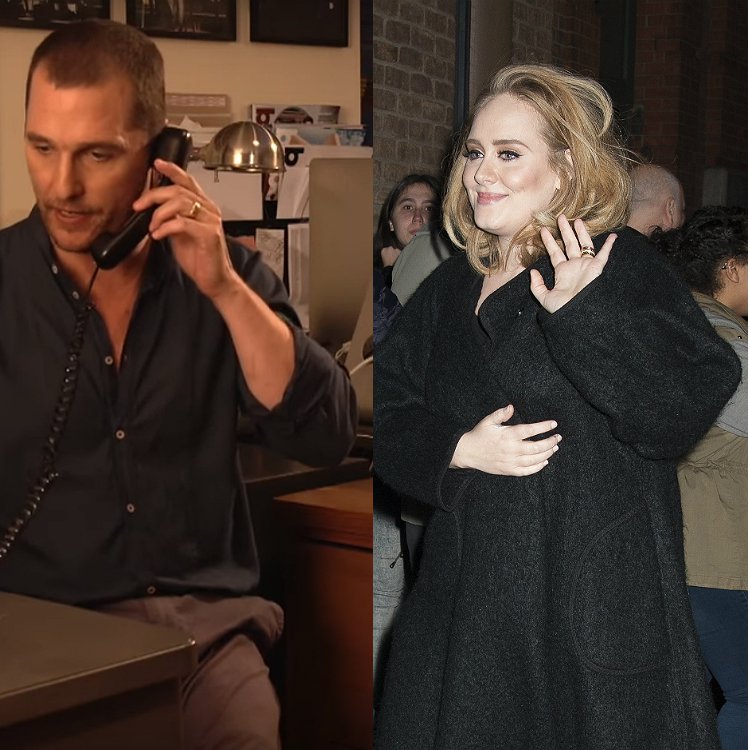 oscar winner Matthew McConaughey Adele sings new songs from album snl