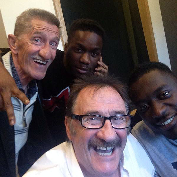 Here's a video of the Chuckle Brothers dancing with Tinchy Stryder