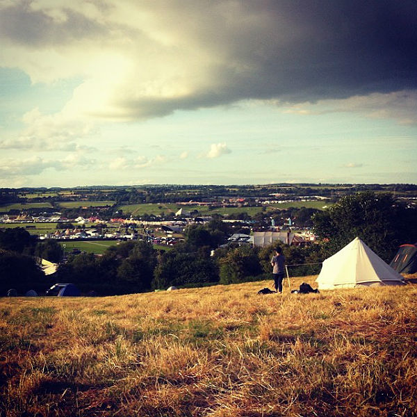 Photos: Early campers arrive at Glastonbury as gates open