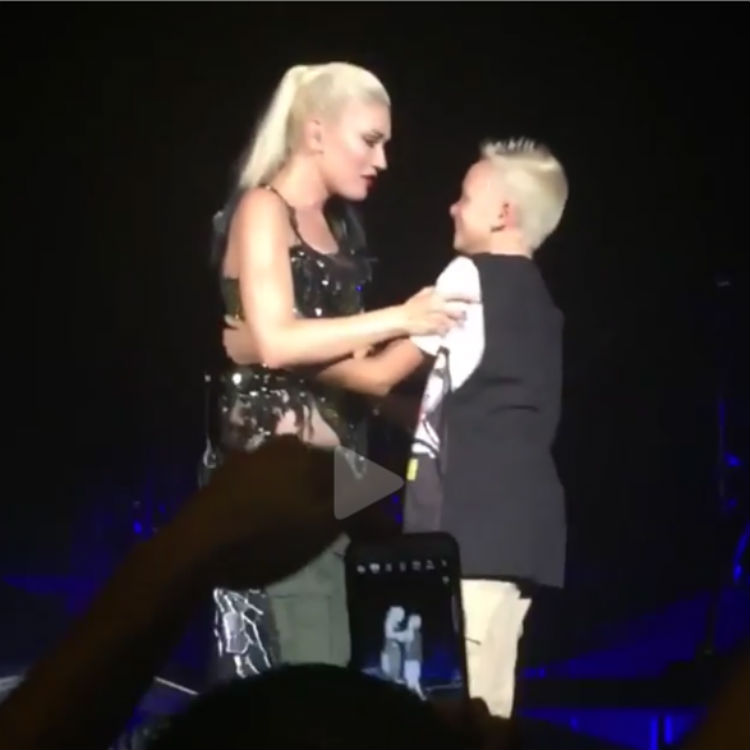 Gwen Stefani brings young age kid bullied kid on stage during tour