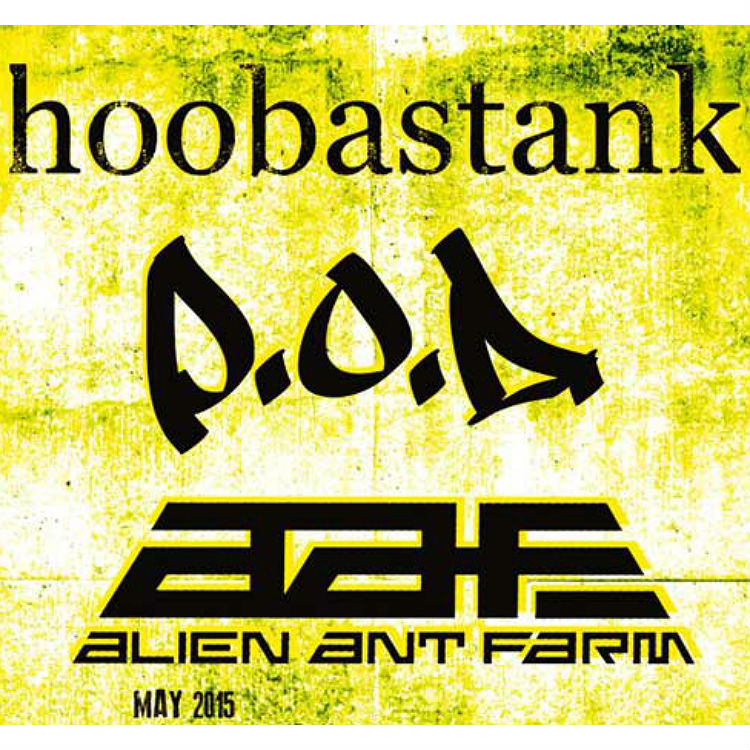 Hoobastank Alien Ant Farm POD UK tour announced - tickets