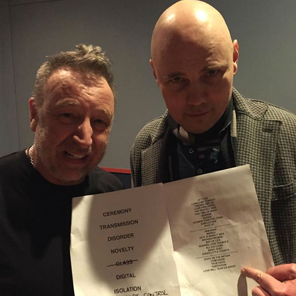 The Smashing Pumpkins' Billy Corgan joins Peter Hook to perform Joy Division's 'Love Will Tear Us Apart'