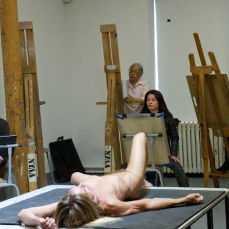 Iggy Pop Lust For Life Drawing as rock star poses nude for exhibition