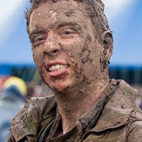 The muddiest, messiest festival goers at Download 2012