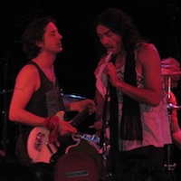 Russell Brand And Carl Barat Play Debut Gig In Los Angeles 