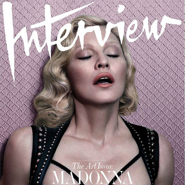 Madonna topless Interview Magazine 2014 Interview about drugs