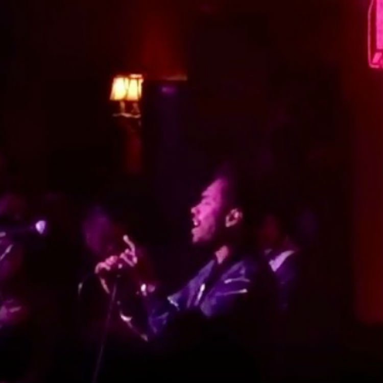 Miguel covers David Bowie at Bardon's in Los Angeles