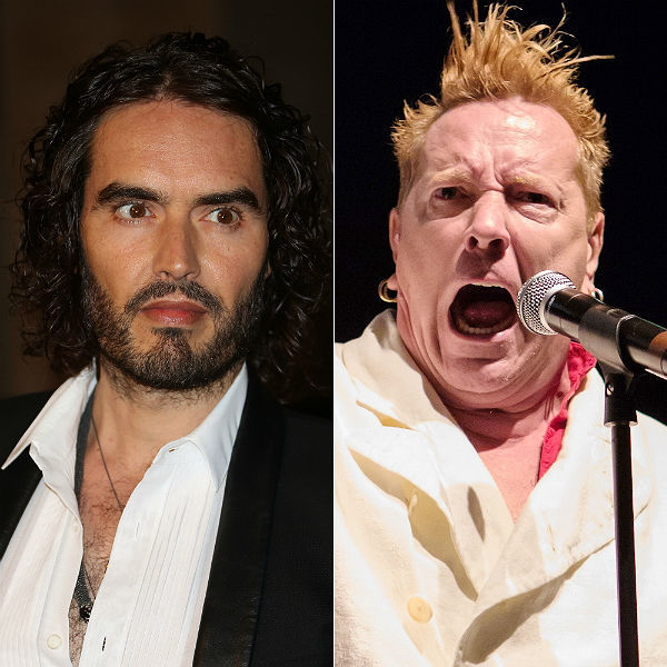 Russell Brand responds to John Lydon slamming him as a 'bumhole'