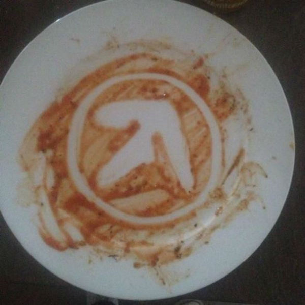 An Aphex Twin jerk chicken 'miracle' plate is for sale on eBay