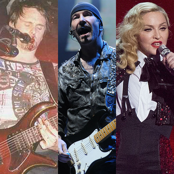 On stage accidents and injuries - The Edge, Muse, Madonna and more