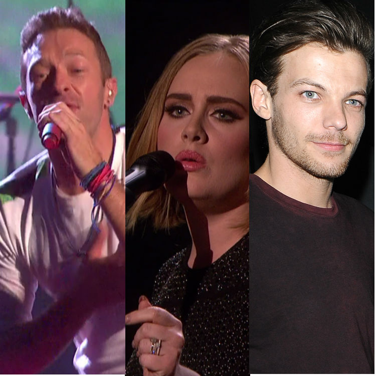 Adele, One Direction Coldplay perform live X Factor UK Finale louisa
