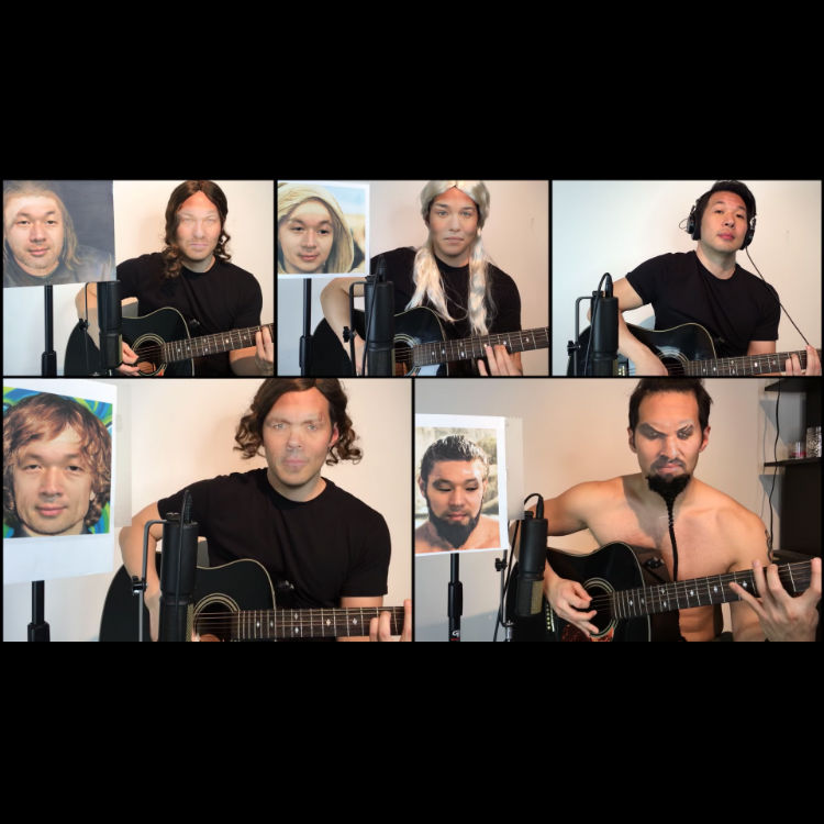 Game Of Thrones theme song guitar cover, face swap, Q Park