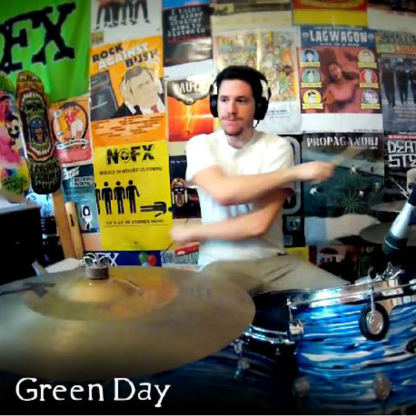 Drummer scores viral hit playing every Green Day song in 5 minutes