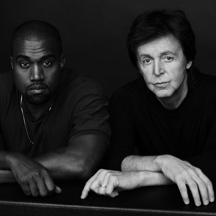Kanye West shines light on new artist Paul McCartney
