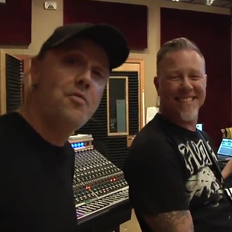 Metallica preview new music in video for new website Lars Ulrich