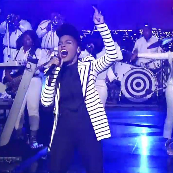 Janelle Monae covers David Bowie's 'Heroes' on David Letterman