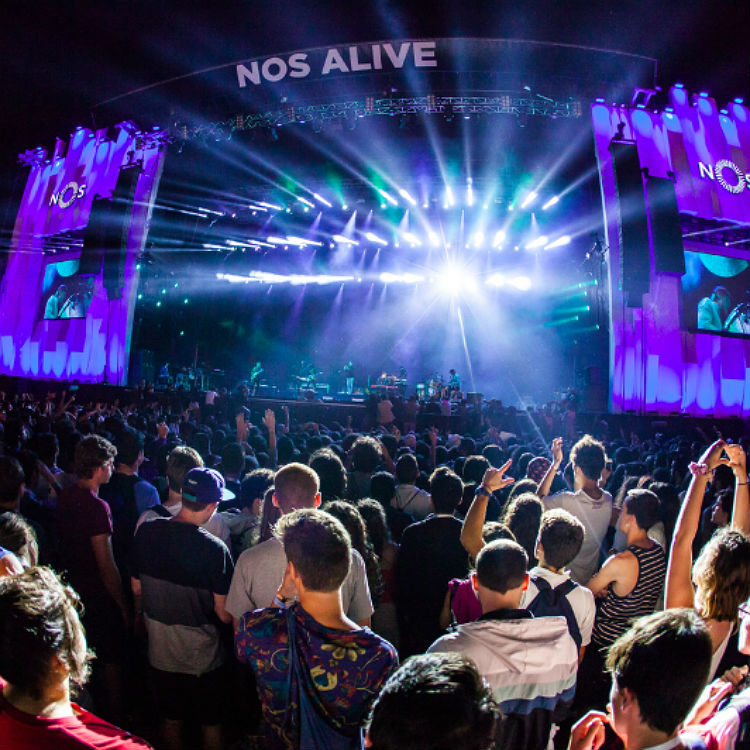 Django Django and Disclosure for NOS Alive Festival