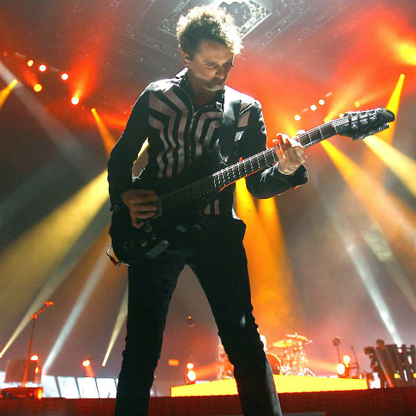 Muse at Air Studios in London, 'rehearsing'