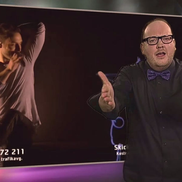 Swedish Eurovision sign language interpreter goes viral - watch