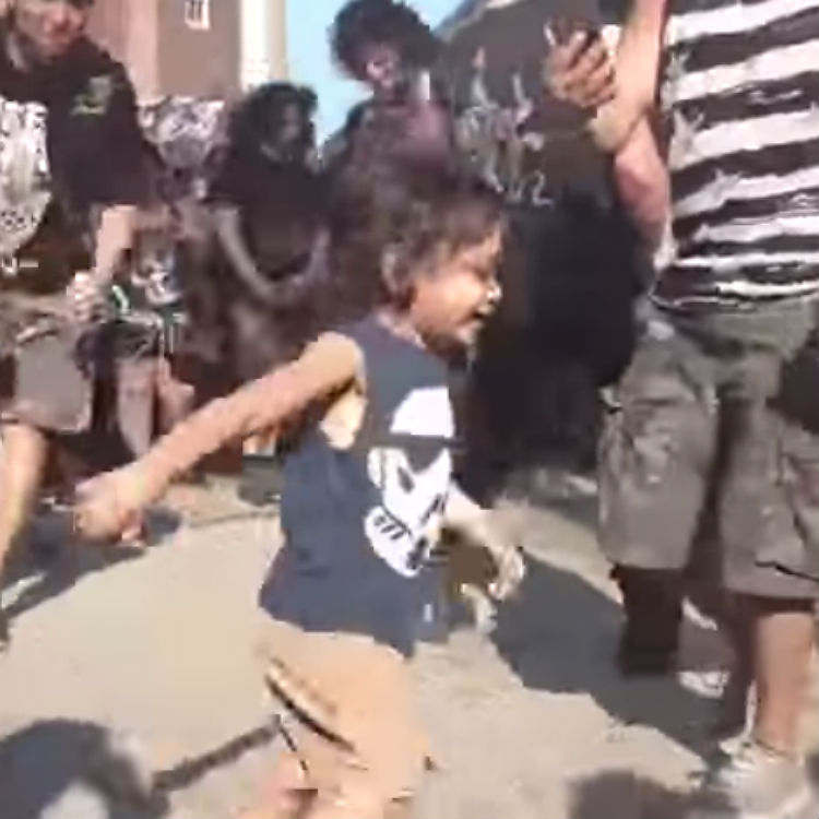 Toddler in mosh pit at Maryland Deathfest video