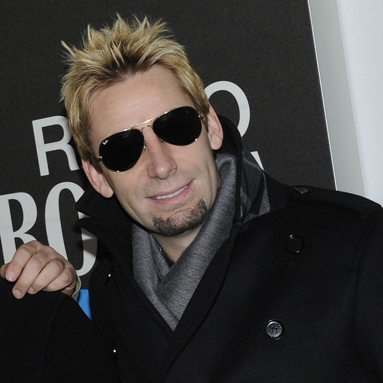 Chad Kroeger from Nickelback snapped in studio with One Direction