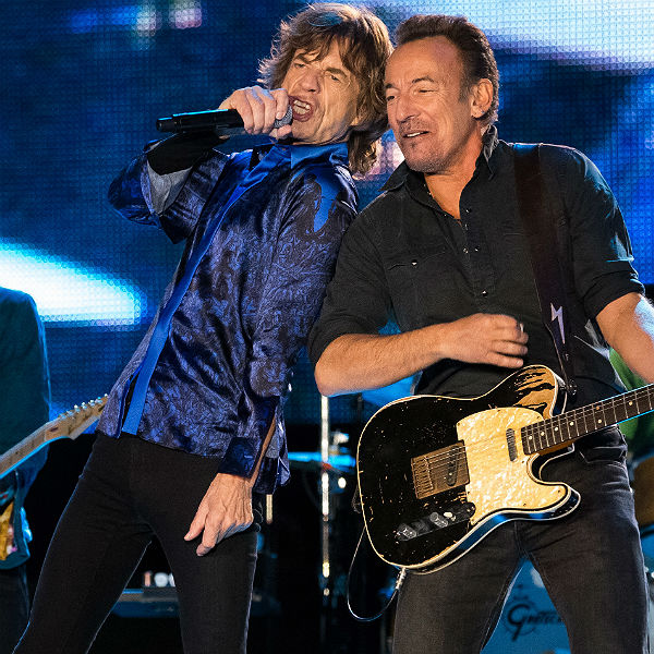 7 incredible photos of Rolling Stones + Bruce Springsteen together on stage
