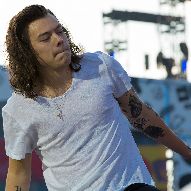 Harry Styles falls over during One Direction gig - watch