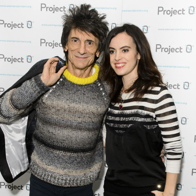Rolling Stones Ronnie Wood wife Sally has twin baby girls