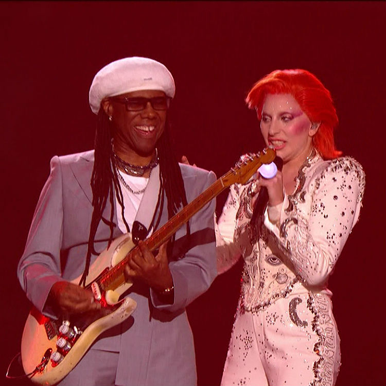 Nile Rodgers responds to criticism of Lady Gaga David Bowie Grammys tribute