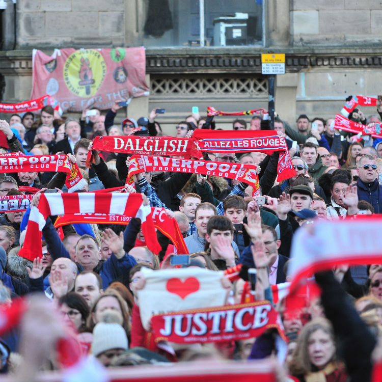 Hillsborough disaster victims remembered with Liverpool FC anthem