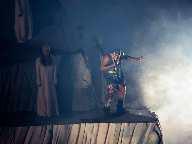 Kanye West: No one wanted Jay Z to perform at Glastonbury a few years back because it was blasphemy or sacrilege or something. Everyone shut up when they saw him perform though. Given that Kanye West actually is Jesus (according to him at least), no one will have a problem with him playing. Right? 
