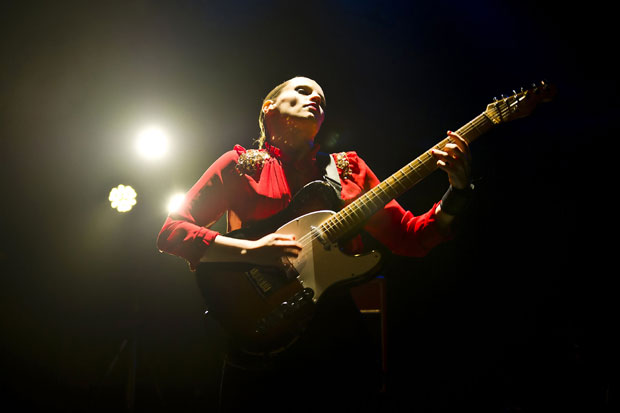 Anna Calvi performing live at the Shepherds Bush Empire London, England - 01/11/11.