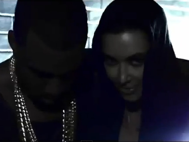 Kim appears in his new video for the track ''Cold''. Just spend five minutes apart please guys! It must be written in their relationship contract that at no point can the couple be more than five yards apart. It''s like the opposite of a restraining order, and it gets you loads of publicity. 
