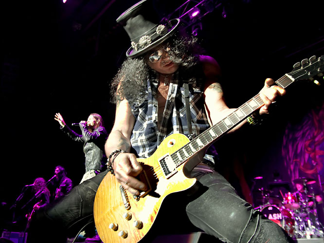 Guitar wizard and all round cool guy Slash will play two shows in the UK at the end of February/start of March