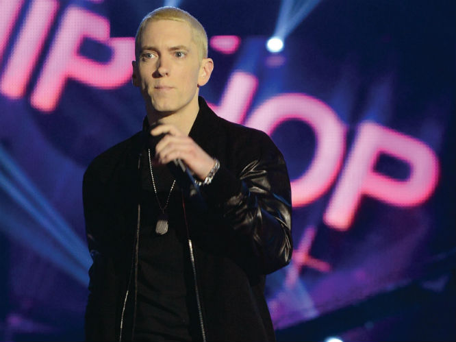 Eminem - The Marshall Mathers LP2: First week sales - 792,000  Twitter followers - 16,261,937 Percentage - 5%