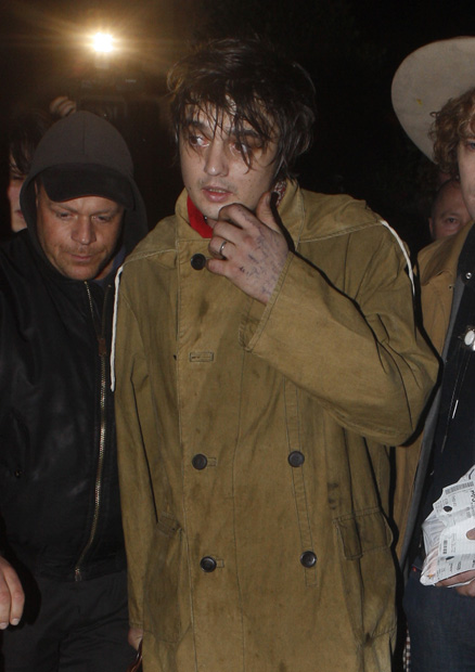 Pete Doherty - Doherty has had a well documented addiction to drugs. The former Libertines member has been in and out of rehab numerous times. His manager once said: \