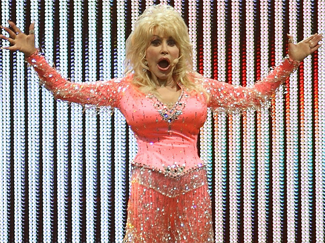 Dolly Parton: Her tour coincides with Glasto, with a lovely gap left for a stop at Worthy Farm.