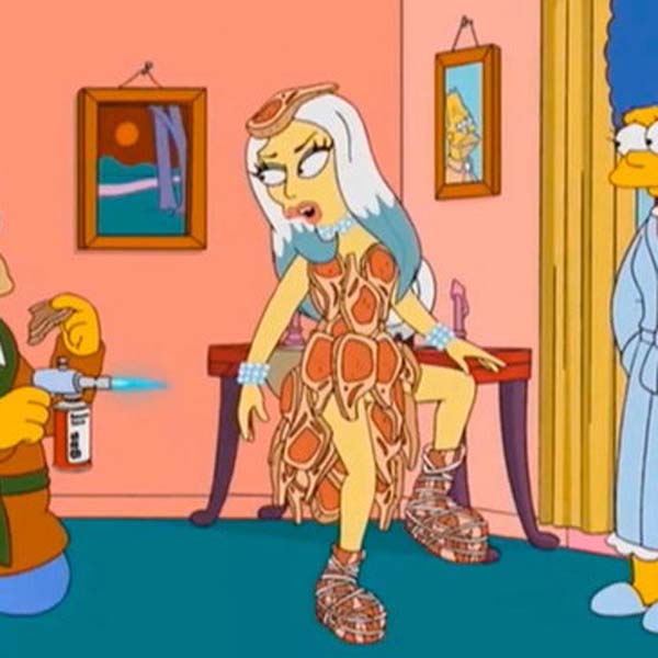 Lady Gaga: Just recently recorded a cameo for the 23rd season finale of The Simpsons. Gaga is one of the latest to cameo in the cartoon in the episode 'Lisa Goes Gaga'