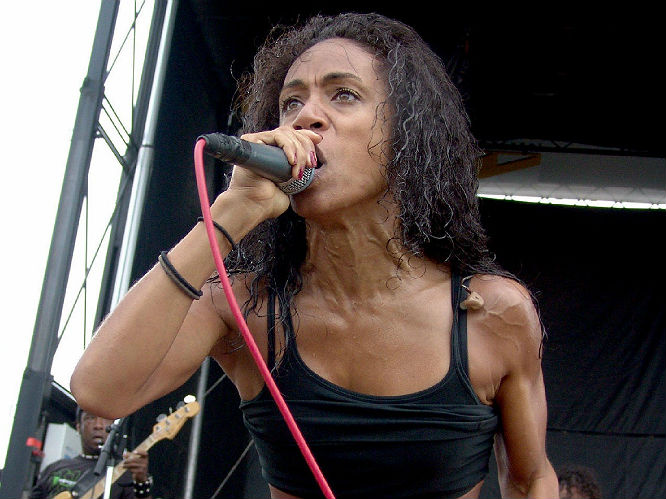 Jada Pinkett Smith: Jada was (and still is, apparently)  the front woman of a nu-metal band called Wicked Wisdom who supported Britney Spears on her Onyx Hotel tour AND performed at Ozzy Osbourne's Ozzfest. So they must have been good, right? No, we said they were a nu-metal band. 
