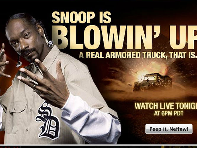 And another video game: Snoop promoted the 