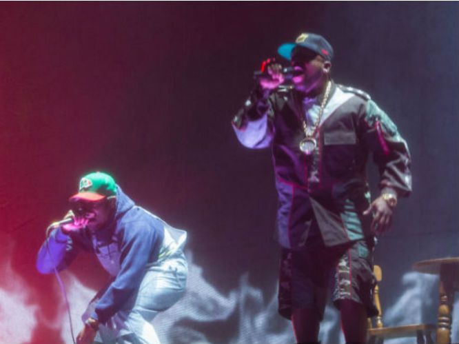 Outkast at Coachella 2014: Expectations were incredibly high for the 20th anniversary of the iconic hip hop group, however the entire set was marred by a series of technical difficulties including bad sound from desert winds and microphones not working. This led to a performance that was clearly a struggle, however it's clear that the kinks will be ironed out by the time they perform at Bestival.