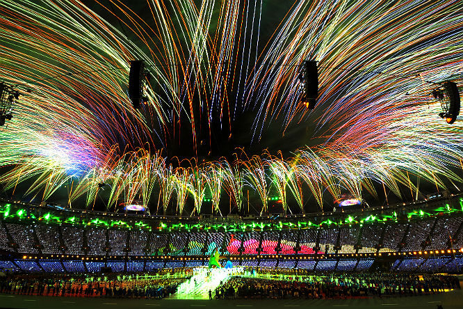 2012: Muse rock the world and soundtrack the London 2012 Olympics with 'Survival', and an equally preposterous performance at the closing ceremony. 