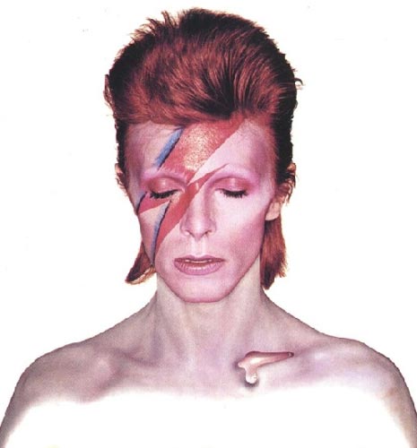 The timeless sleeve to ‘Aladdin Sane’ 1973 