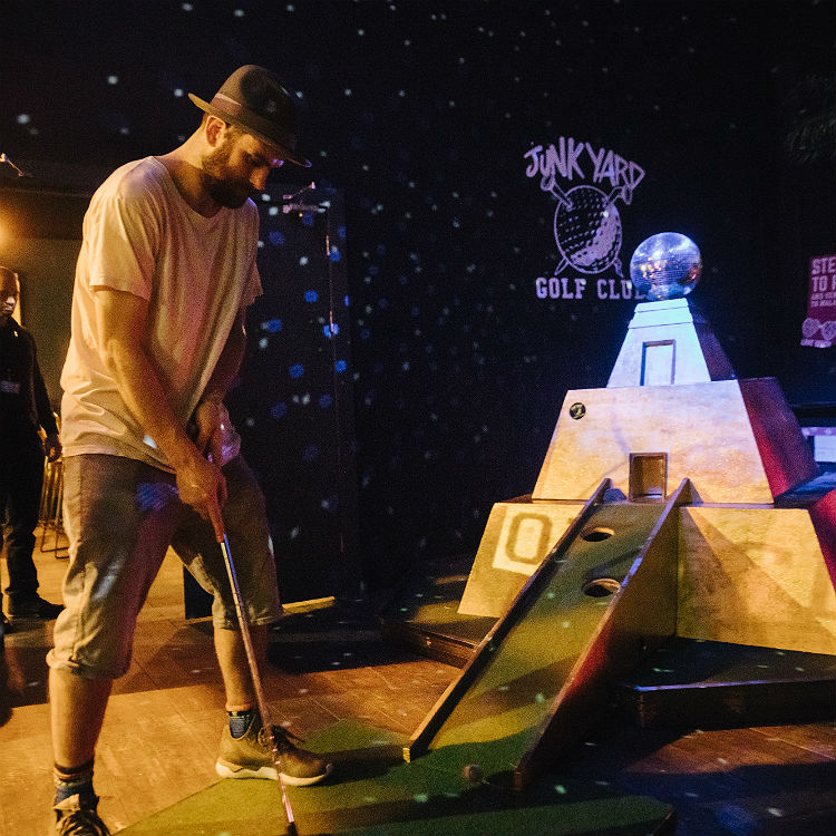 Playing crazy golf and talking politics with Rudimental