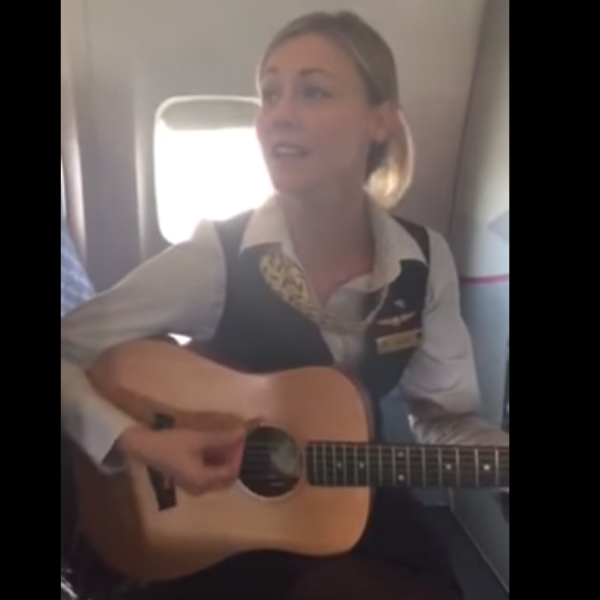 Watch: Flight attendant sings amazing Lorde cover whilst in the air