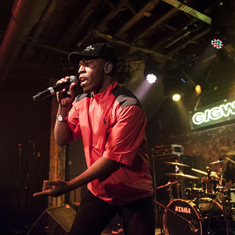 Brilliant shots of Tiggs Da Author at Gigwise's XOYO night