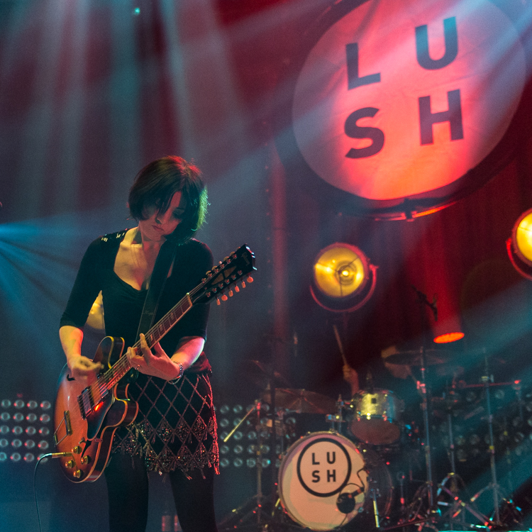 Lush live gig photos London Roundhouse, setlist